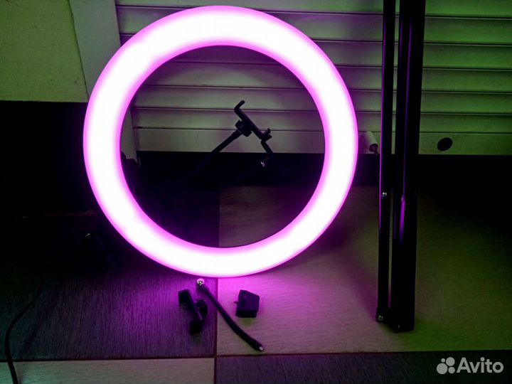 Кольцевая Лампа 45 см Цветная 50 Режимов + Штатив