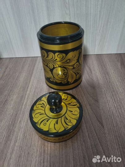 Шкатулка.Хохлома. Made in ussr. Экспортное клеймо