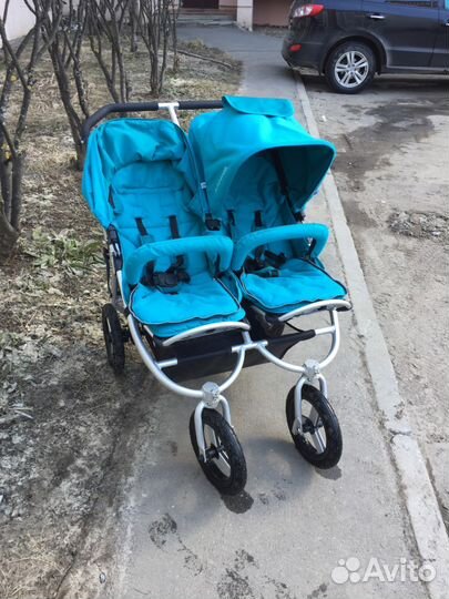 Коляска для двойни Bumbleride Indie Twin 2 в 1