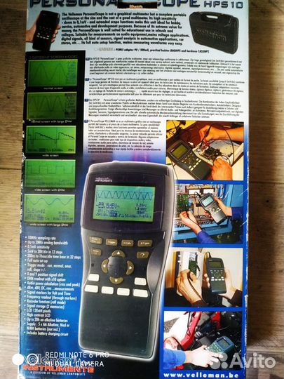 Портативный осциллограф Velleman HPS10 и HPS40