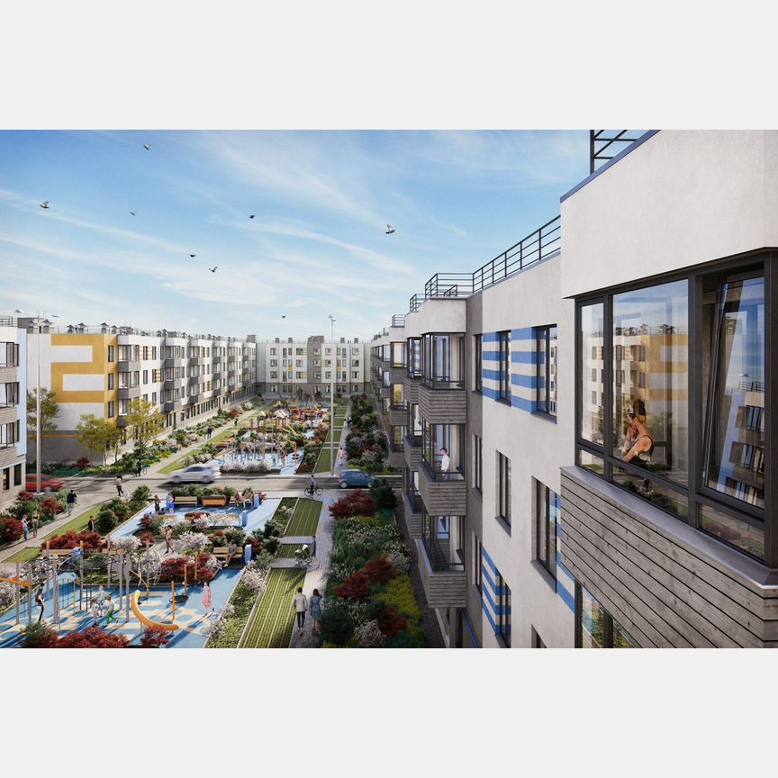 1-к. квартира, 39,5 м², 1/4 эт.