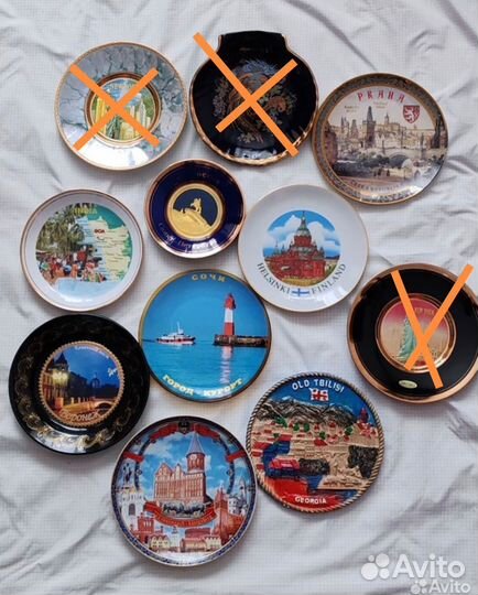 Сувенирные тарелки из разных стран