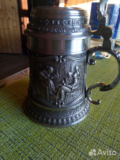 Пивная кружка из олова