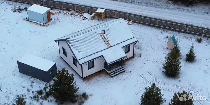 Каркасный дом 78 м2