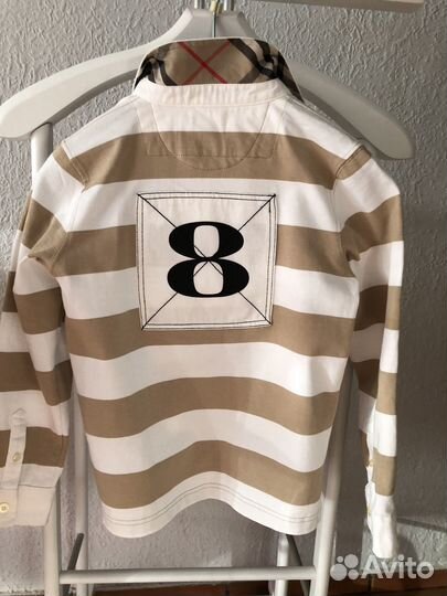 Поло с длинным рукавом для мальчика