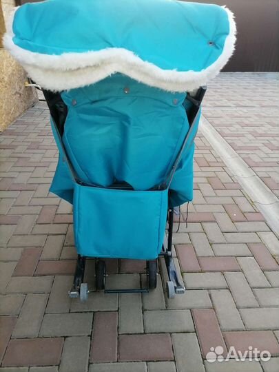 Детские санки коляска