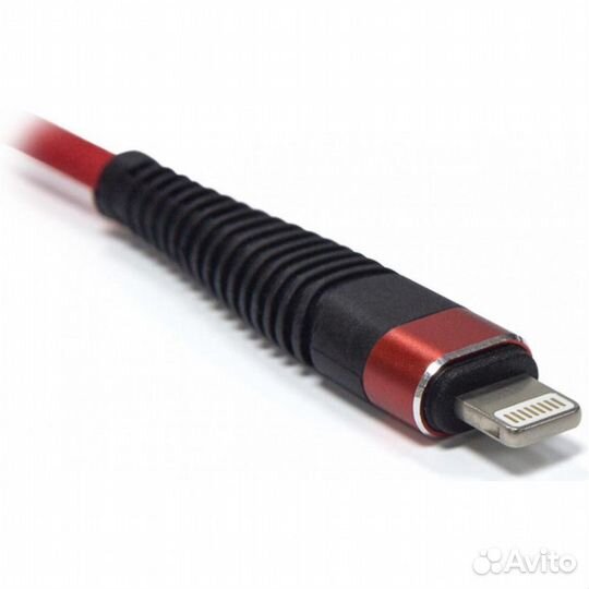Кабель CBR USB-Lightning, 1м red