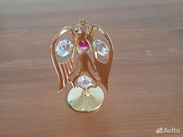 Статуэтка ангел с кристаллами