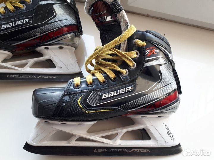 Коньки хоккейные вратарские Bauer vapor 2x pro