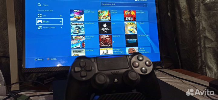 Sony PS4 slim прошитая с играми 6.72/9.0 500гб/1тб