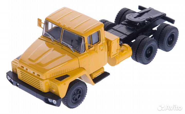 Краз-252 седельный тягач (1979-1990), желтый