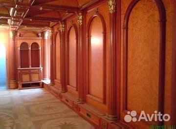 Деревянный потолок из массива дерева