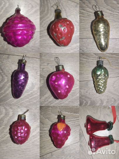 Елочные игрушки СССР и ГДР