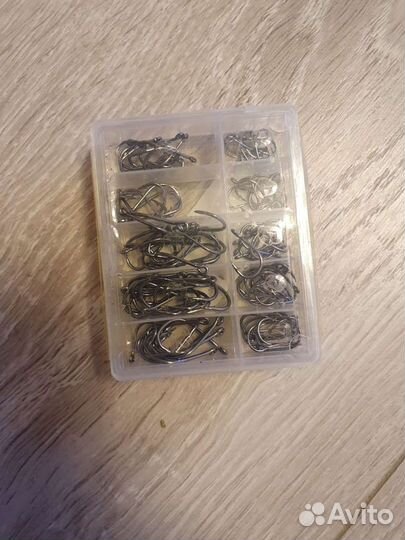 Набор крючков для рыбалки 100 штук