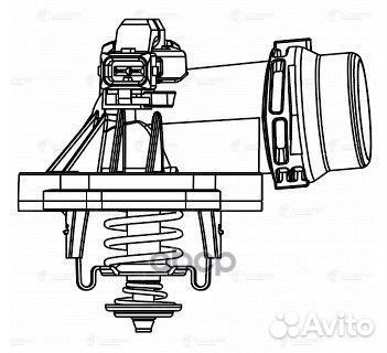 Термостат BMW 3 (E90) (05) /1 (E81) (04) (с