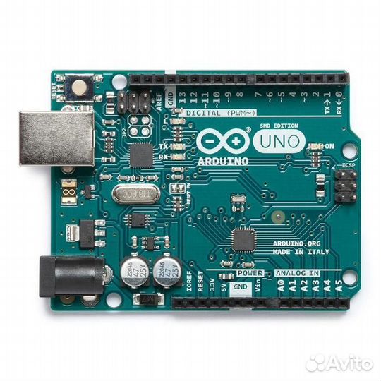Плата Arduino Uno (Италия)