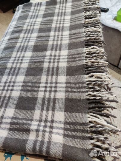 Плед шерстяной 2 шт