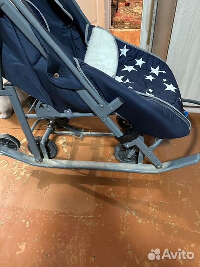 Коляска санки