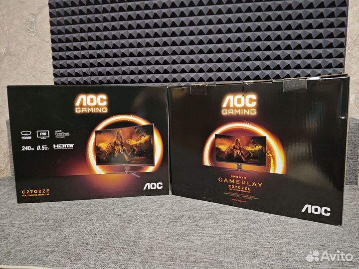 Монитор AOC 27 240Hz C27G2ZE, C27G2ZU