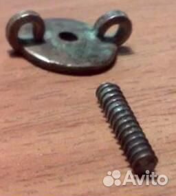 Винт и прижимная гайка дюймовые для знаков ри
