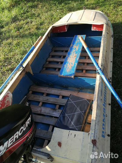 Лодочный мотор mercury 4.0 л.с +лодка 