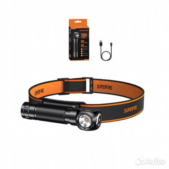 Налобный фонарь аккумуляторный светодиодный