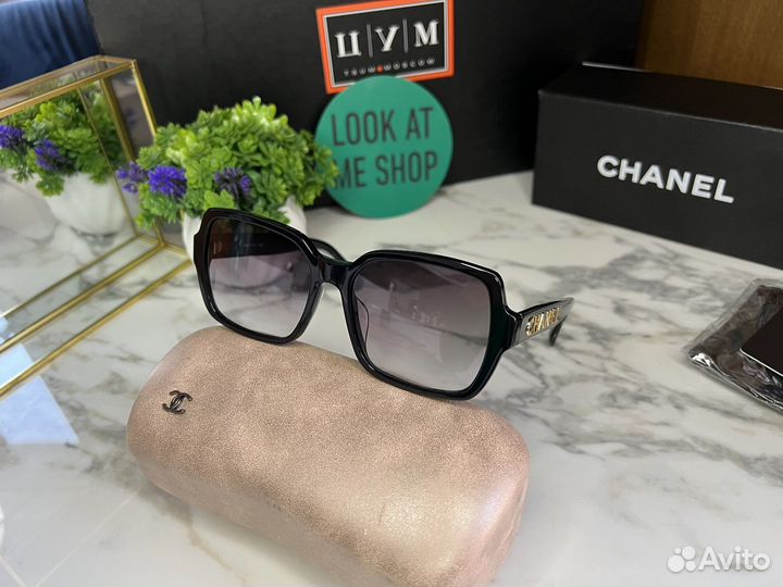 Очки Chanel премиум женские солнцезащитные