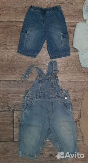 Кофты,комбинезоны джинс.,шорты с рождения