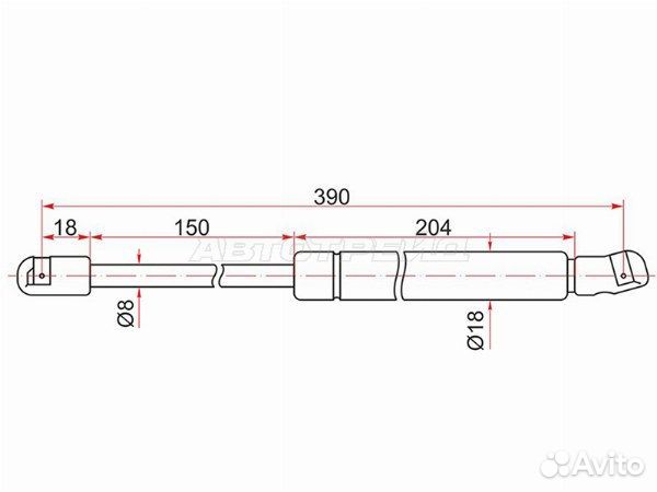 Амортизатор капота