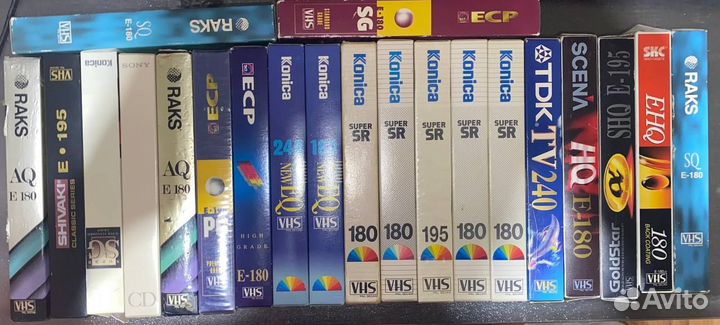 Видеокассеты vhs
