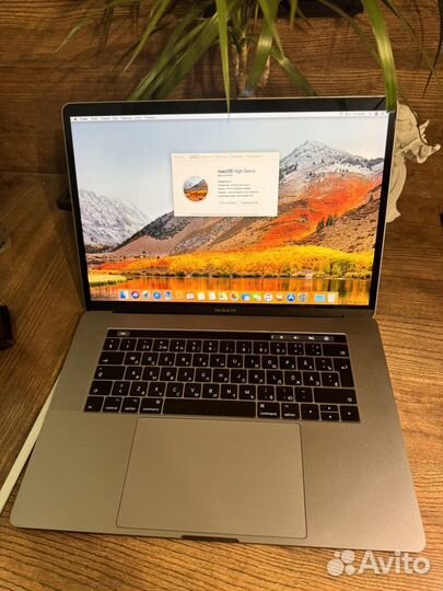Macbook pro 15 2017 i7 16gb 512gb в отличном сост