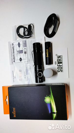 Карманный фонарь Sofirn Sc31 pro + акб 3000 mAh