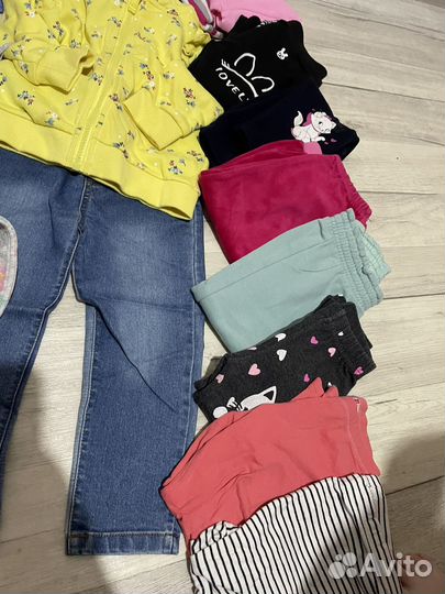 Детские вещи на девочку пакетом 86 92