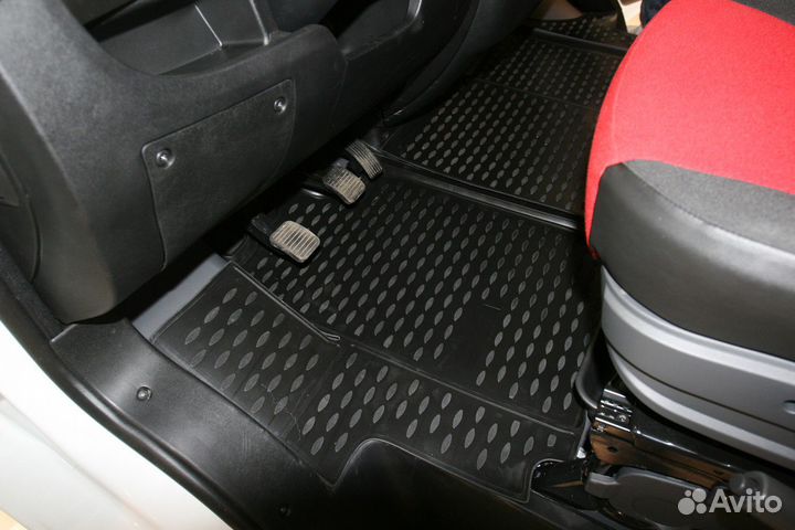 Коврики в салон fiat Ducato, 2012- 2 шт. (полиуретан) / Фиат Дукато