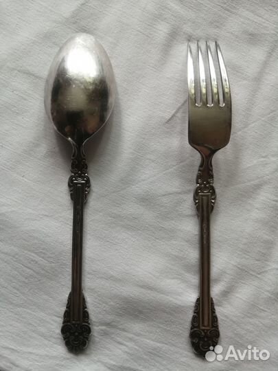 Мельхиоровые ложки и вилки