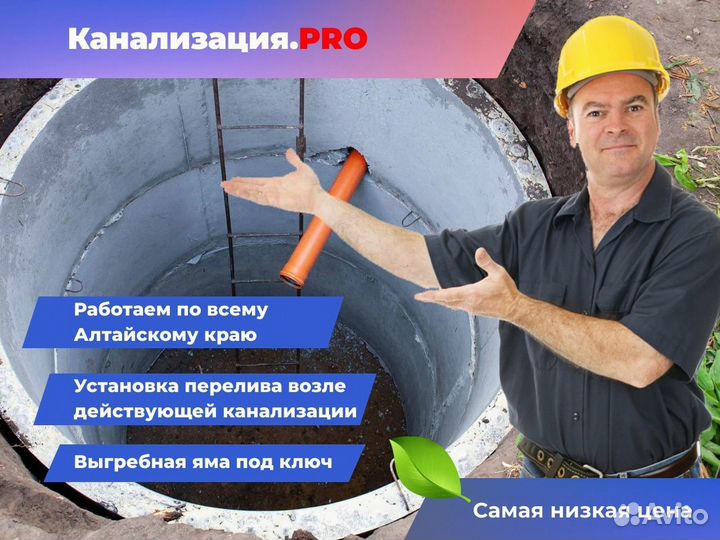 Канализация под ключ / Септик / Выгребная яма