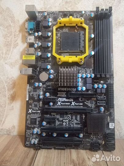 Мат Плата Asrock 970DE3/U3S3 AM3+ Нет старта