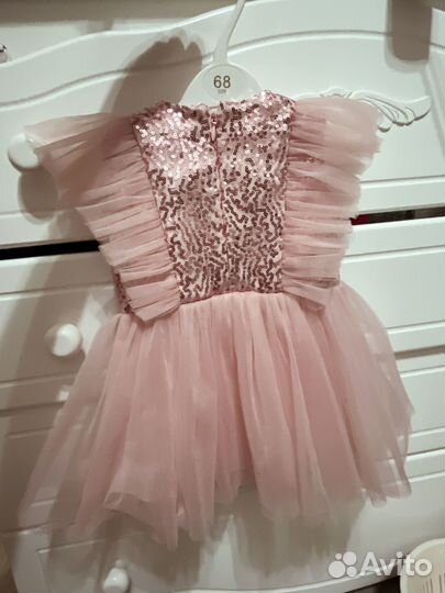Платье для девочки 68 74