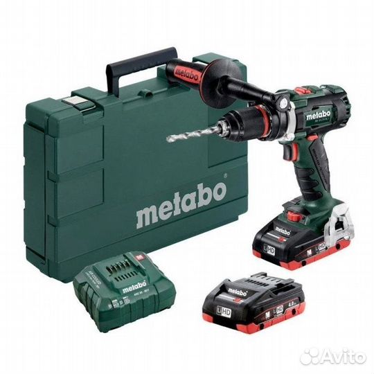 Аккумуляторная дрель metabo bs 18 ltx bl i (новый)