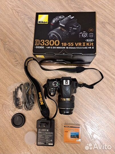 Nikon d3300 kit 18-55 vr2