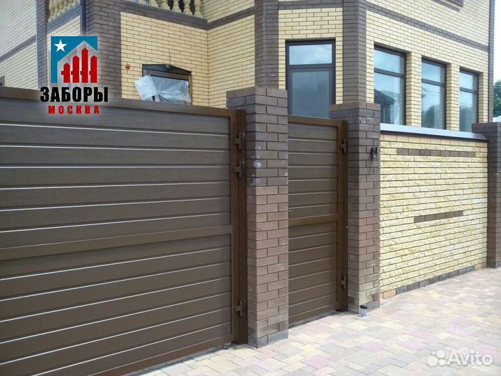 Распашные ворота от изготовителя