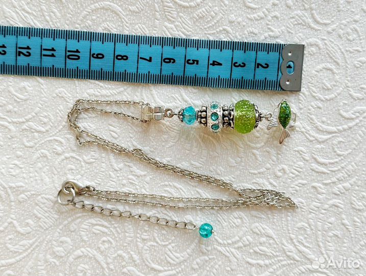 Браслет, серьги и кулон в стиле Пандора. Handmade