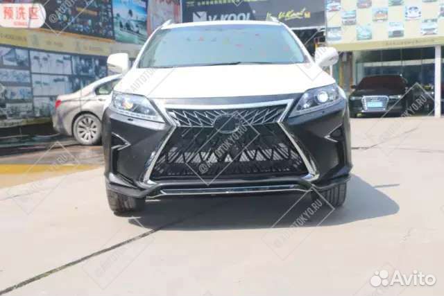 Бампер пер и фары Lexus RX270, RX350, RX450h 09+