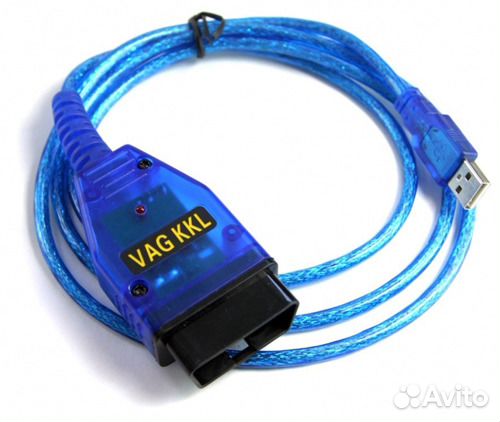 K-line адаптер VAG COM 409.1 (чип ftdi)