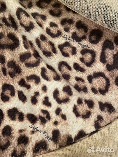 Платье на девочку 6 - 7 лет праздничное леопард