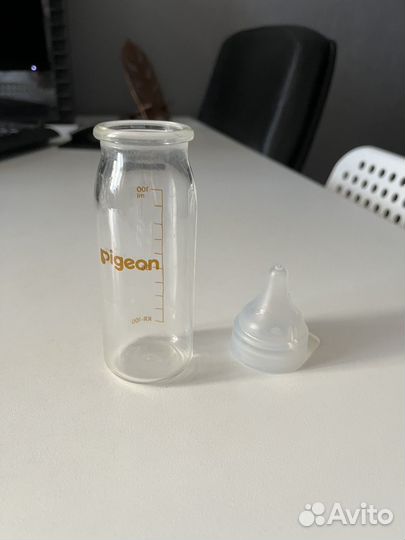 Pigeon бутылочка стекло для недоношенных