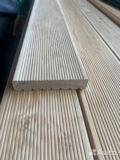 Террасная доска вельвет из сибирской лиственницы