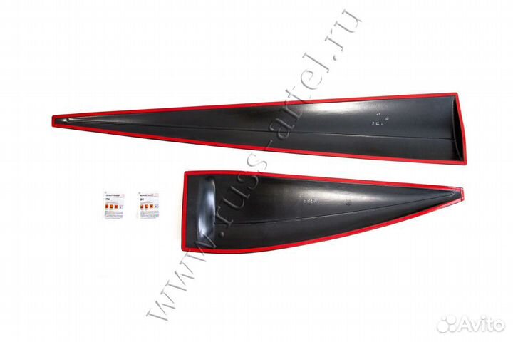 Молдинги на двери широкие KIA Cerato (седан) 2017