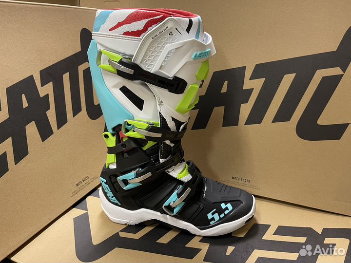 Мотоботы Leatt Boots 5.5 FlexLock Tiger