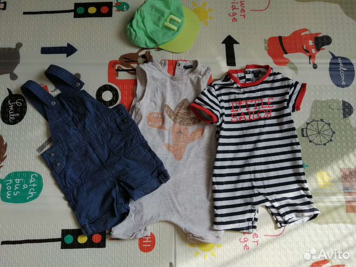 Пакет летних вещей для мальчика 80 см